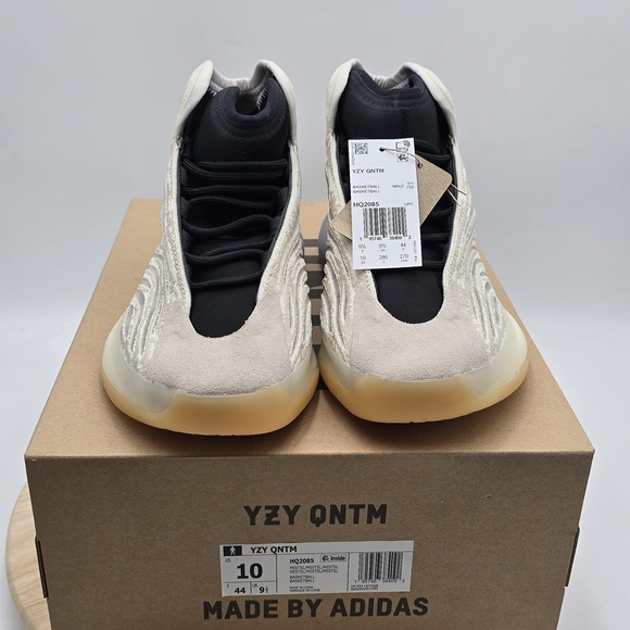 Adidas Yeezy QNTM Shoes Mens Size 10 Gray Mist Slate HQ2085 Basketball Sneaker main image 4